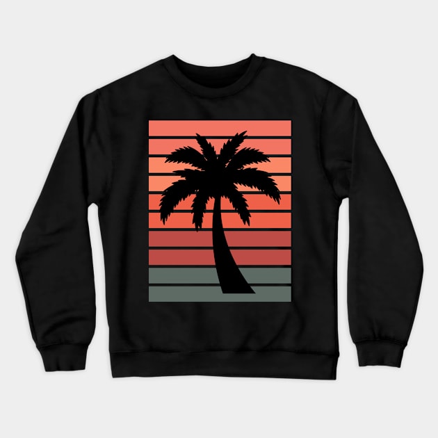 California Summer, Palm Beach Collection, Sunset Crewneck Sweatshirt by Pencil Play Studio